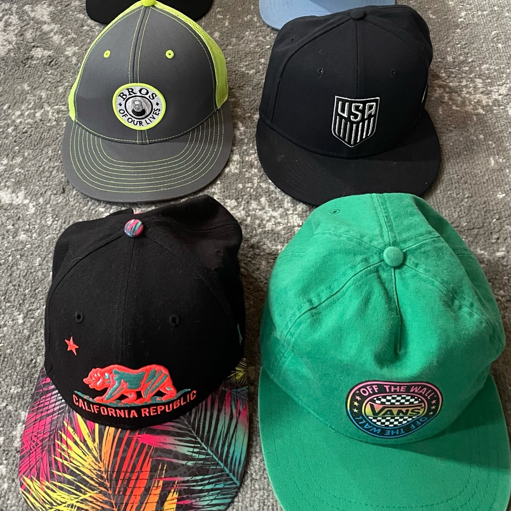Multiple Snap Back Hats